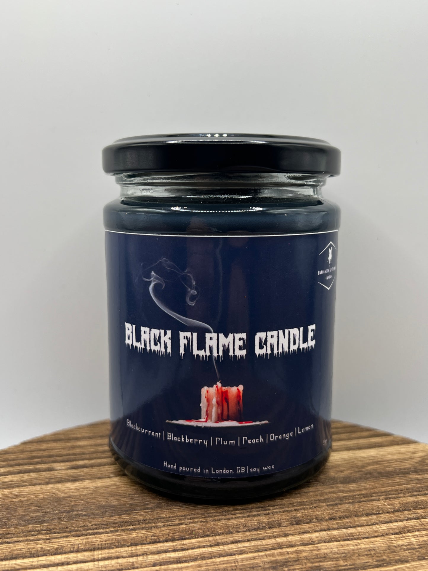 Black Flame Candle