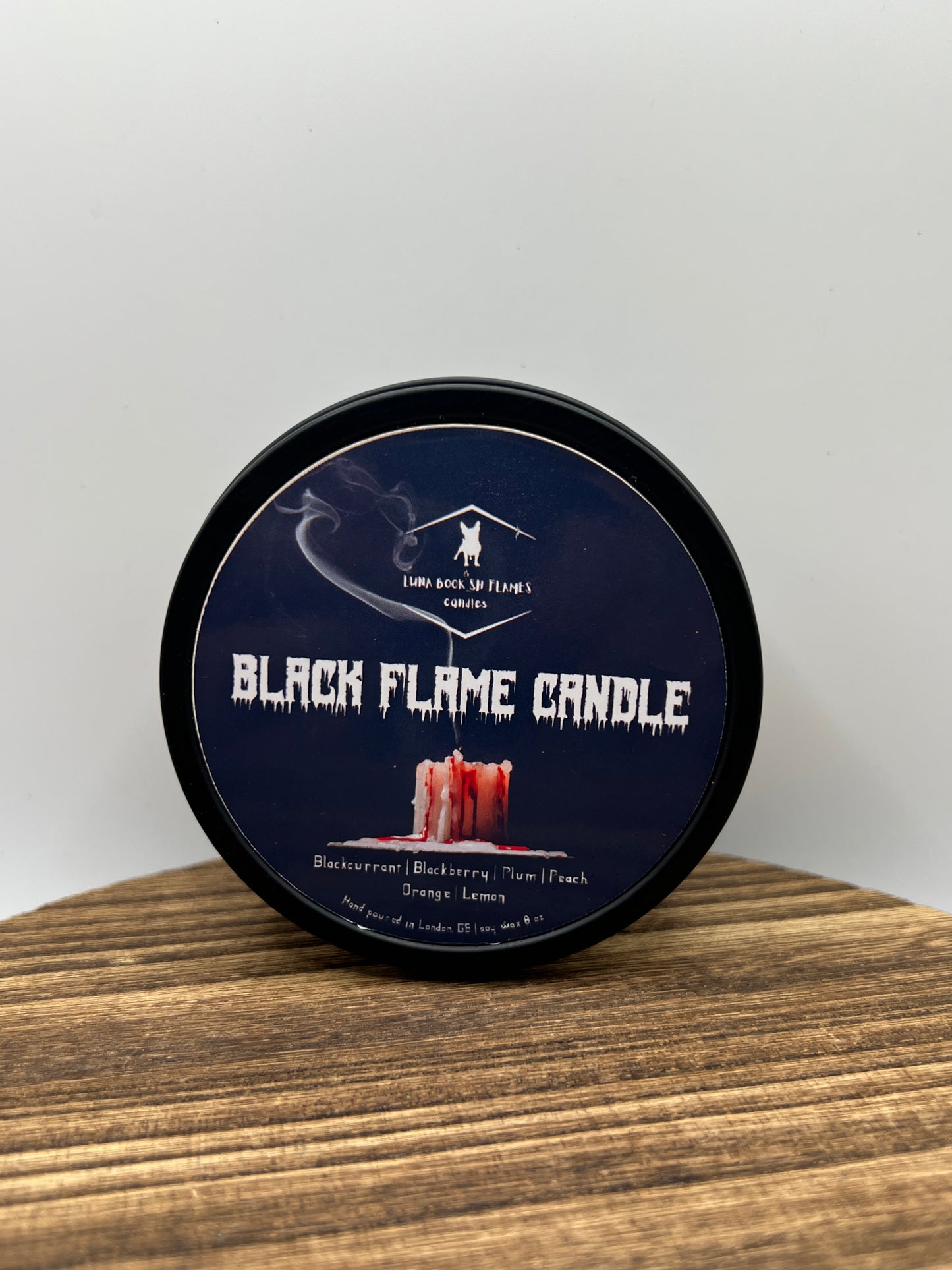 Black Flame Candle