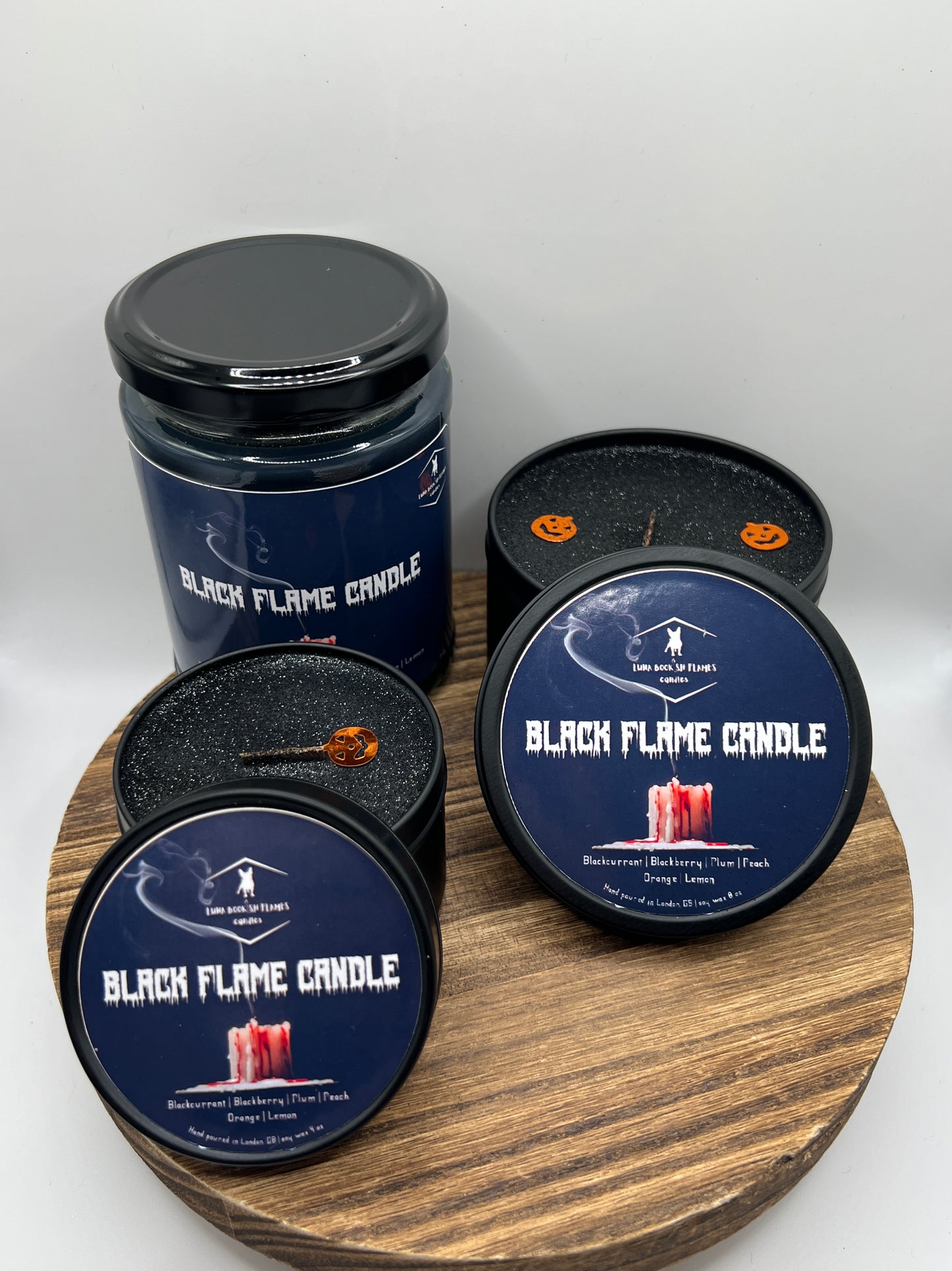 Black Flame Candle