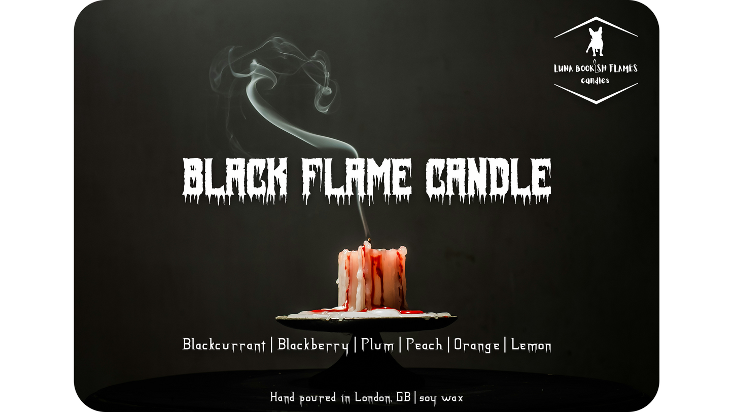 Black Flame Candle