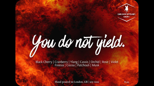 You do not yield.