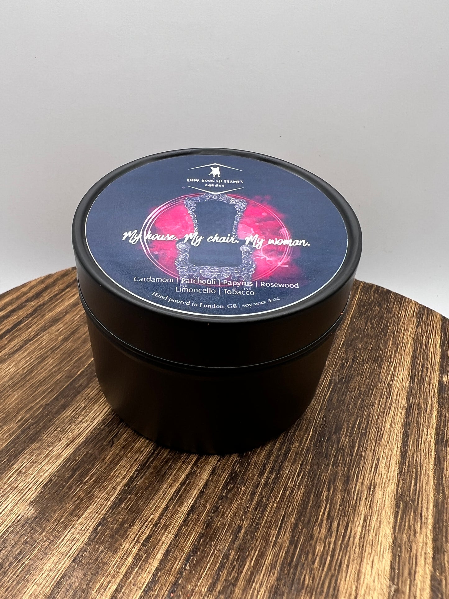 My house. My chair. My woman.