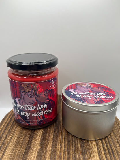 His one true love, his only weakness