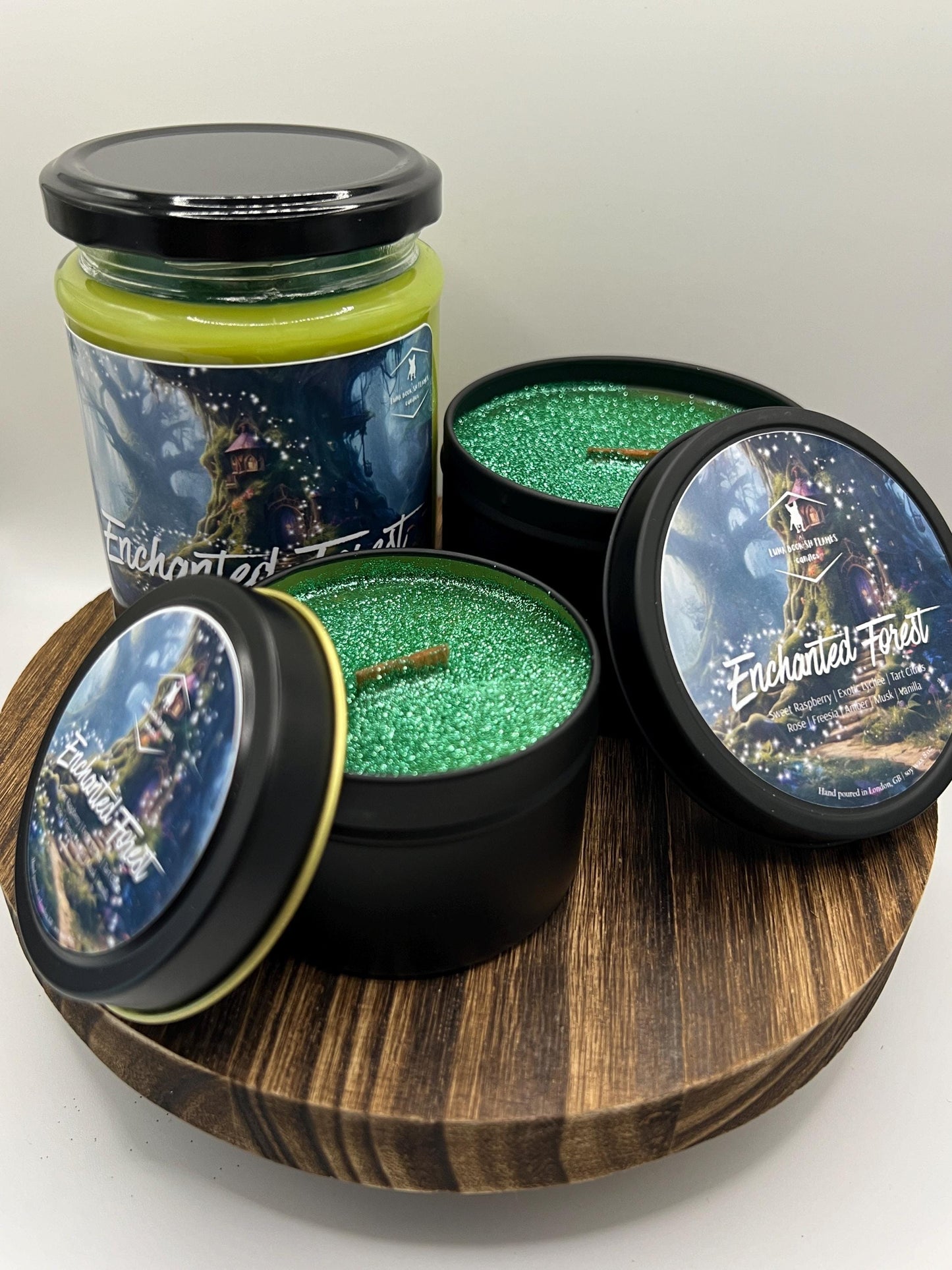 Enchanted Forest | Bookish Candle | Bookish & Literary Inspired | Wood Wick Candles | Handmade Candles | Bookish Candles Gift