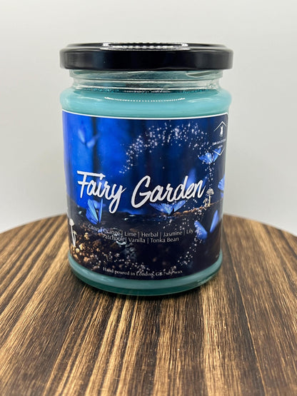 Fairy Garden | Bookish Candle | Bookish & Literary Inspired | Wood Wick Candles | Handmade Candles | Bookish Candles Gift