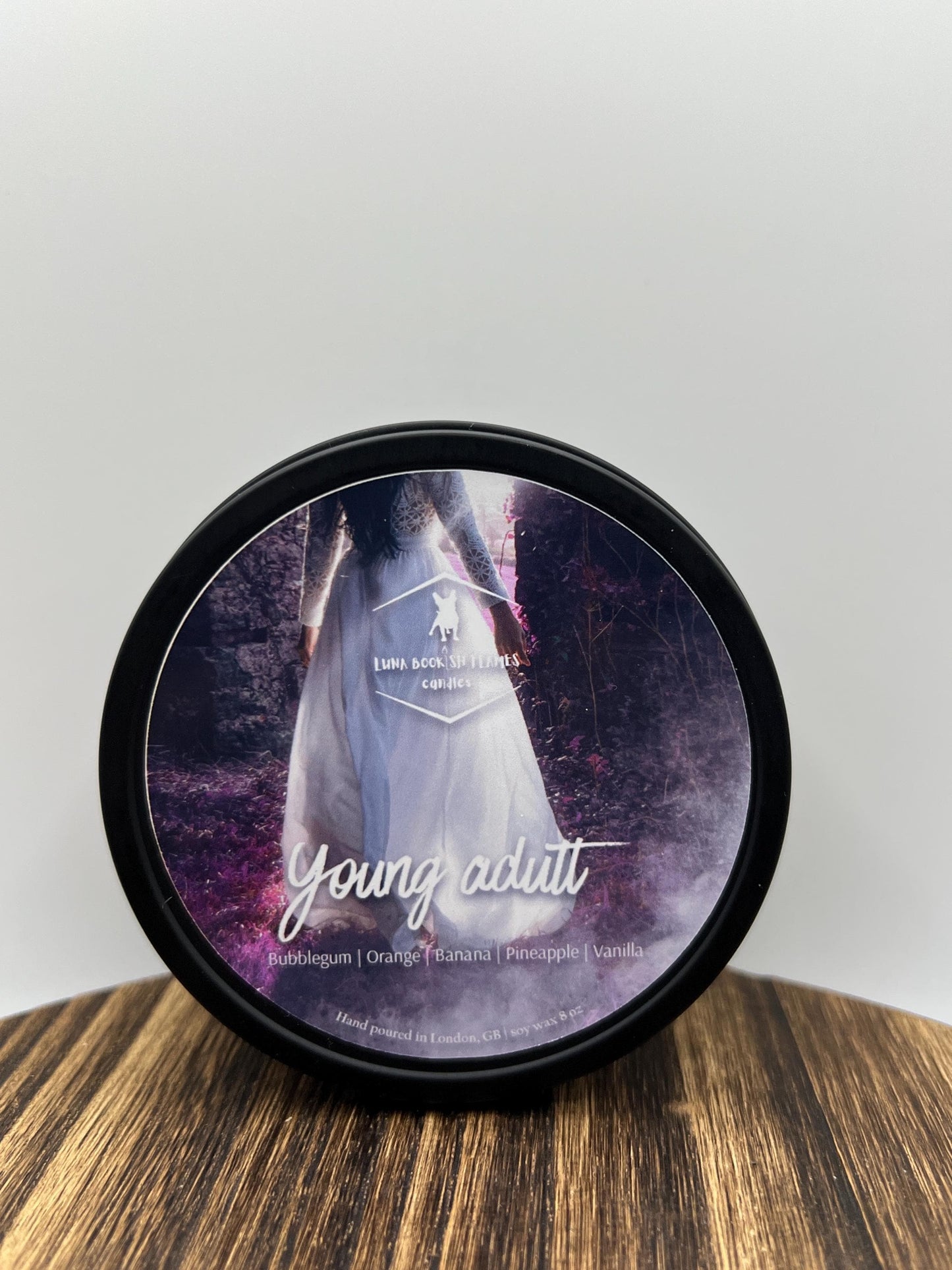 Young Adult | Bookish Candle | Bookish & Literary Inspired | Wood Wick Candles | Handmade Candles | Bookish Candles Gift