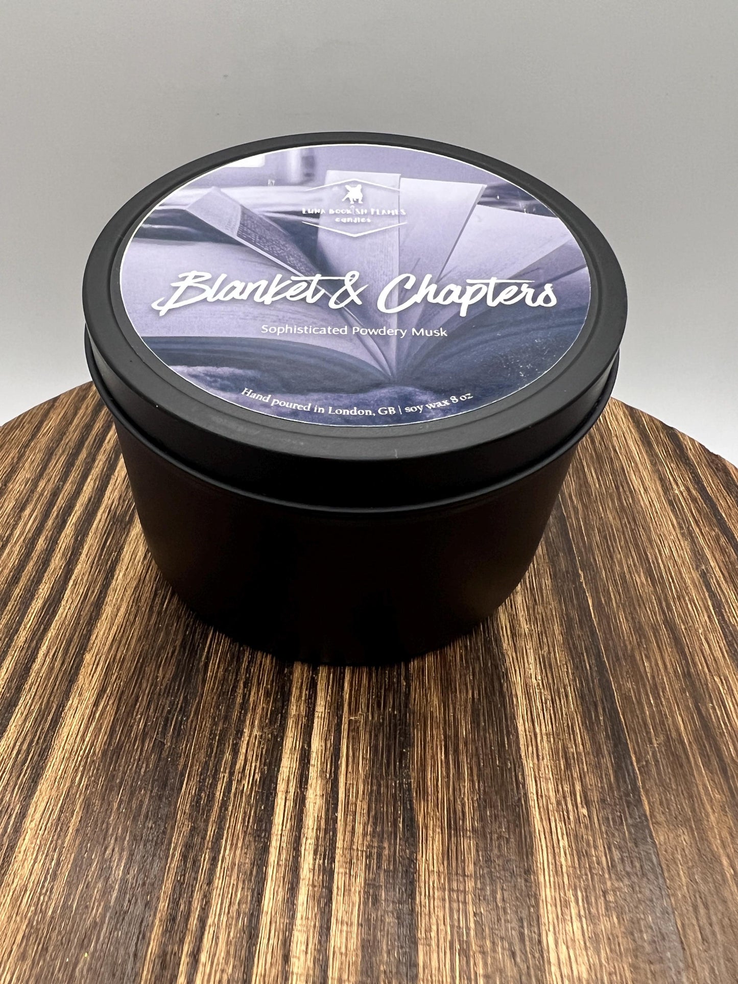 Blanket and Chapters | Bookish Candle | Bookish & Literary Inspired | Wood Wick Candles | Handmade Candles | Bookish Candles Gift