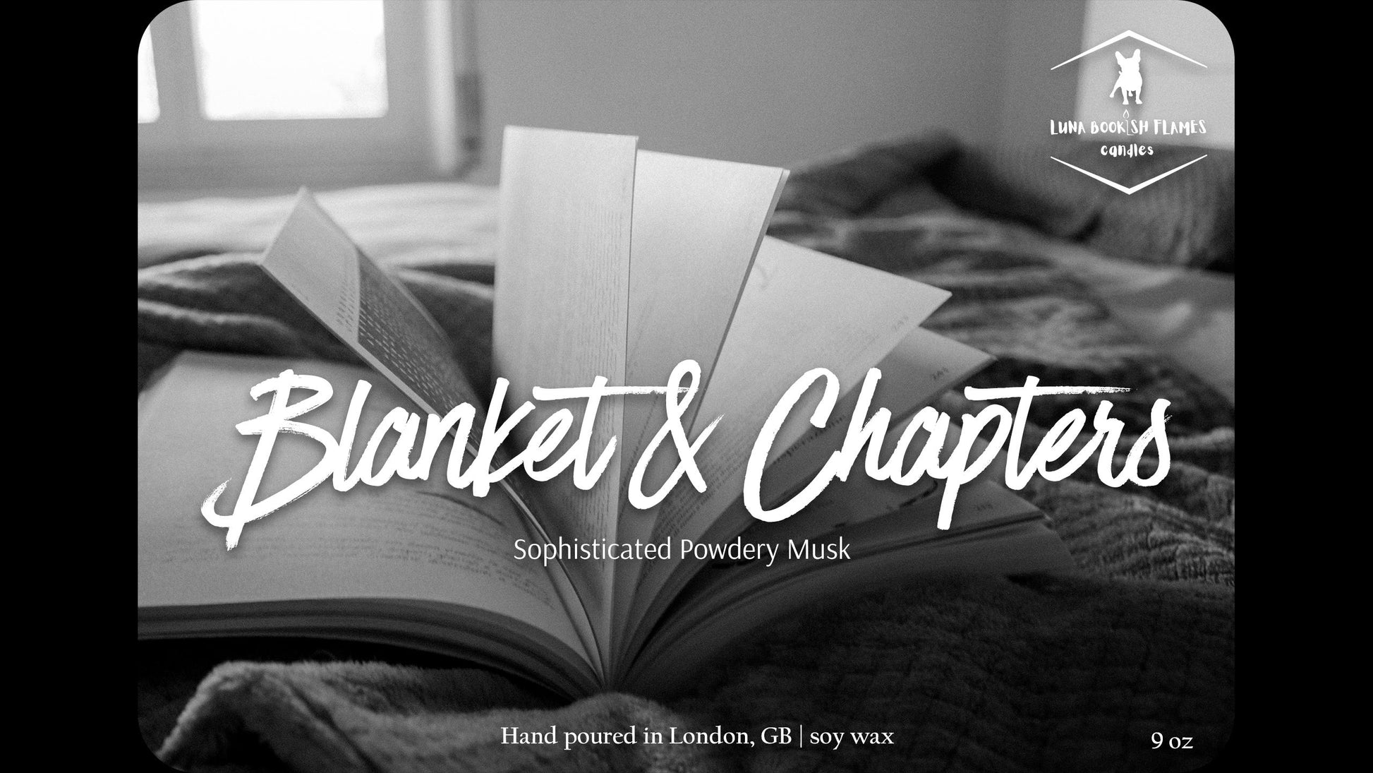 Blanket and Chapters | Bookish Candle | Bookish & Literary Inspired | Wood Wick Candles | Handmade Candles | Bookish Candles Gift