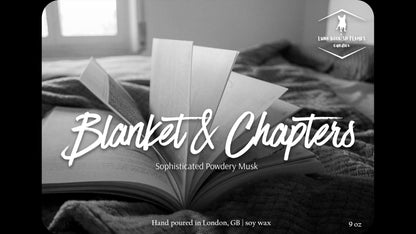 Blanket and Chapters | Bookish Candle | Bookish & Literary Inspired | Wood Wick Candles | Handmade Candles | Bookish Candles Gift